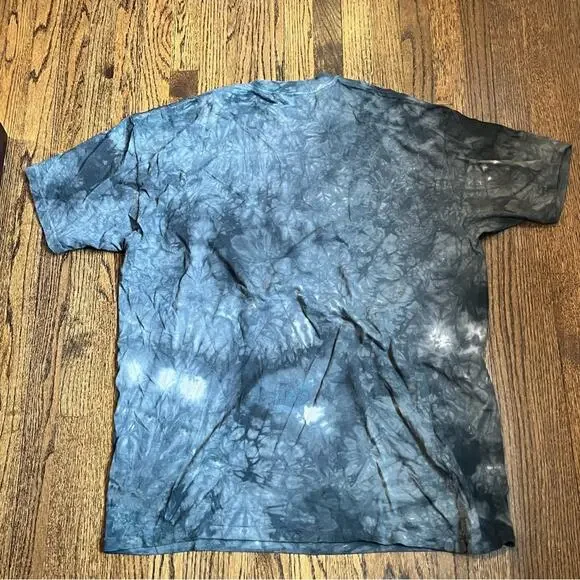 Cross T Shirt Short Sleeve Black Tie Dye Grunge Emo Vintage Y2K Men's Size 3XL - Picture 5 of 6